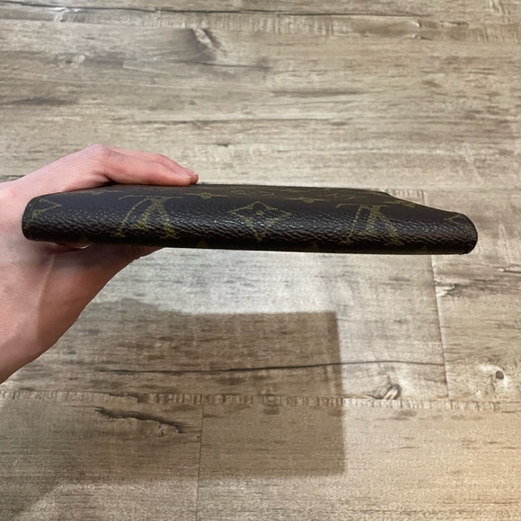 Louis Vuitton Monogram Porte Tresor Papiers Trifold Wallet w Insert! - Picture 11 of 16